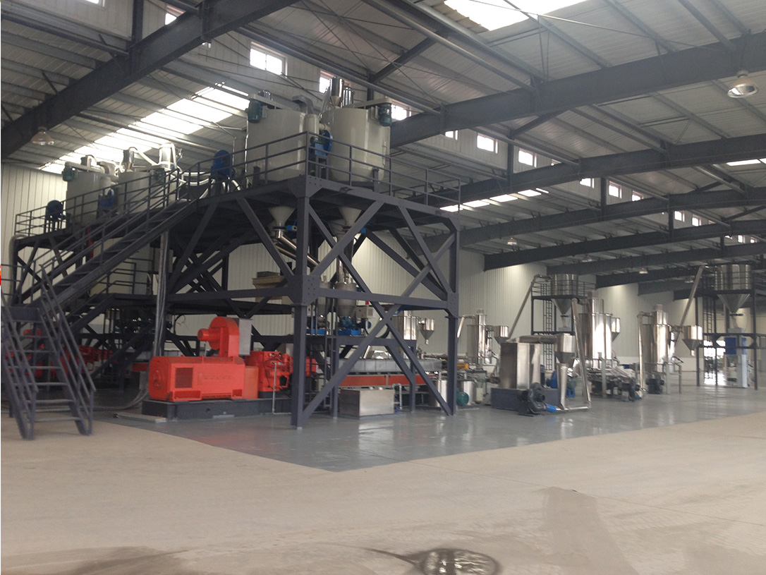 SHJ95D塑料失重称计量改性塑料双螺杆造粒机